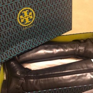 Tory Burch- Black riding boots